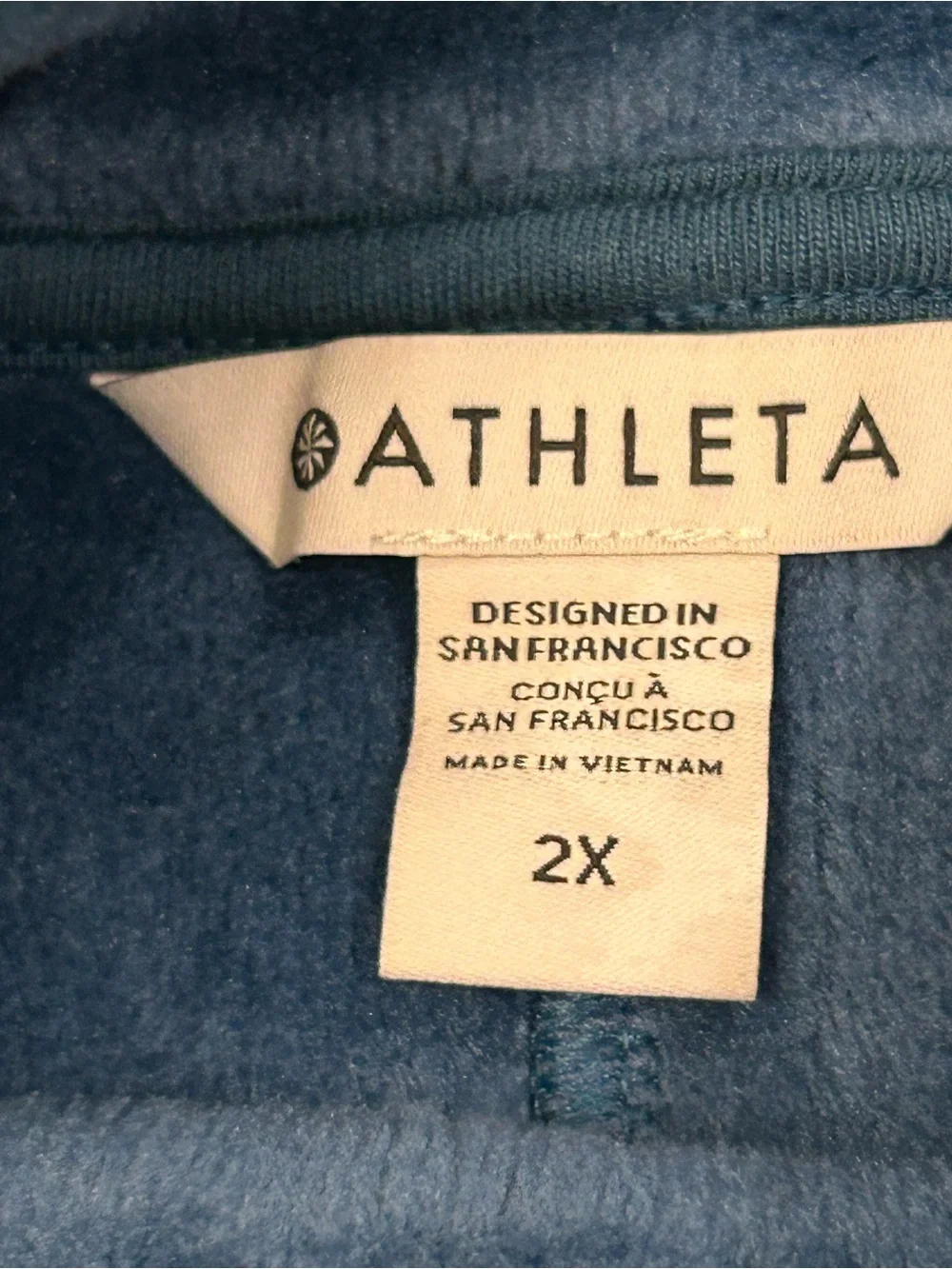 Athleta Cozy Karma Women's Mock Neck Fleece Lined Sweater Dress 2X NWT Midi